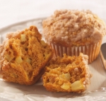 Victoria's Pumpkin Apple Streusel Muffins
